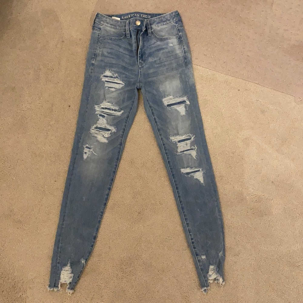 American eagle blue jeans